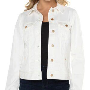 Liverpool White Jean Jacket "Kolten" size xs